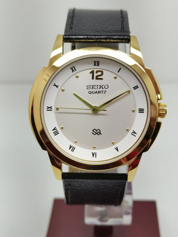 Seiko 5 Black Dial quartz Watch