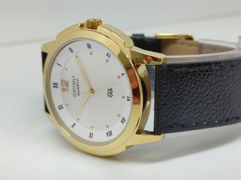 Seiko 5 Black Dial quartz Watch