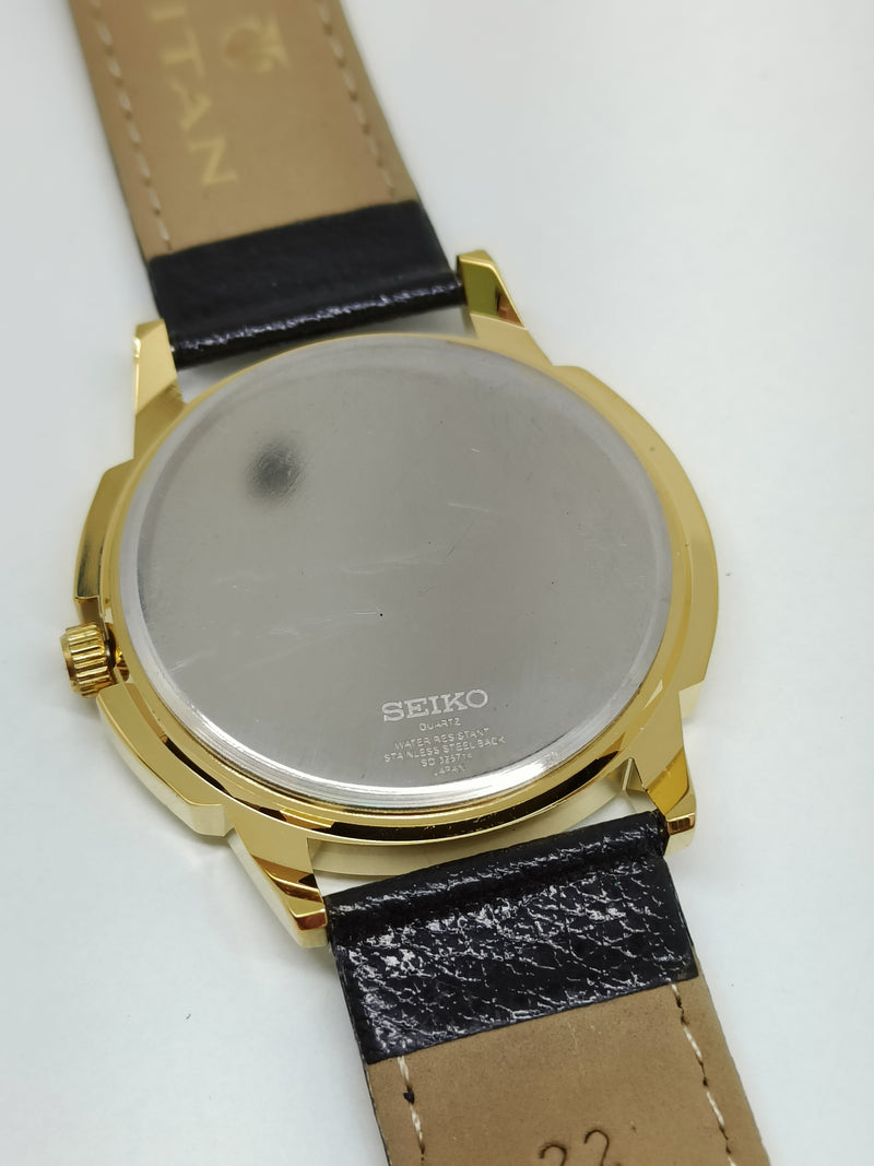 Seiko 5 Black Dial quartz Watch