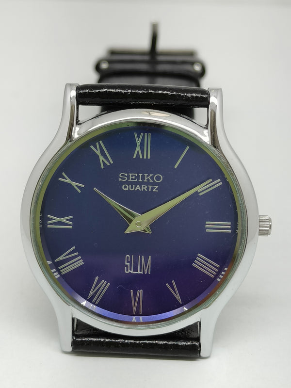Seiko 5 Black Dial quartz Watch
