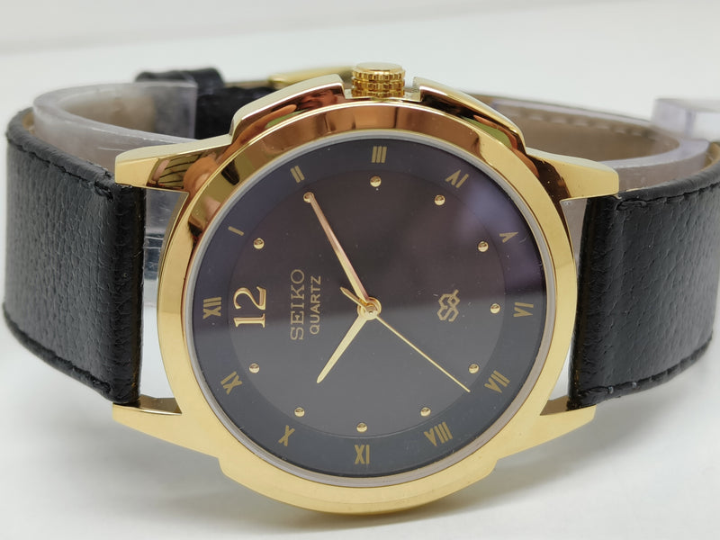 Seiko 5 Black Dial quartz Watch