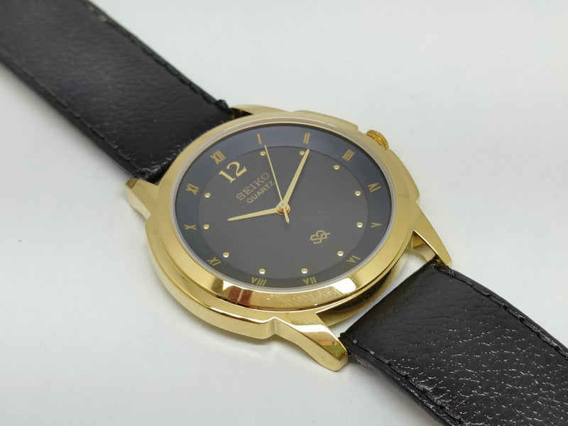 Seiko 5 Black Dial quartz Watch
