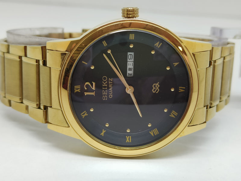Seiko 5 Black Dial quartz Watch