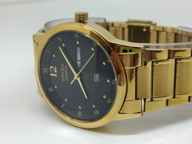 Seiko 5 Black Dial quartz Watch