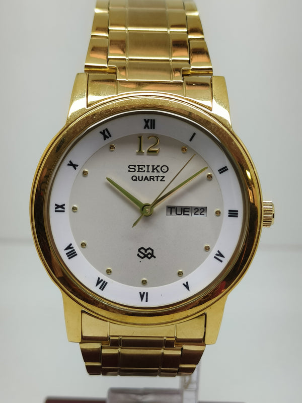 Seiko 5 Black Dial quartz Watch