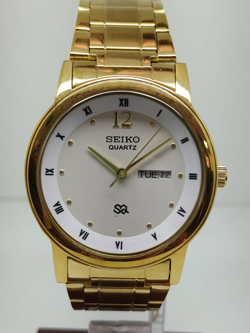 Seiko 5 Black Dial quartz Watch
