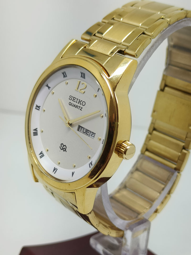 Seiko 5 Black Dial quartz Watch