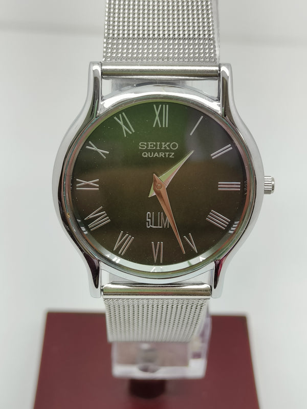 Seiko 5 Black Dial quartz Watch