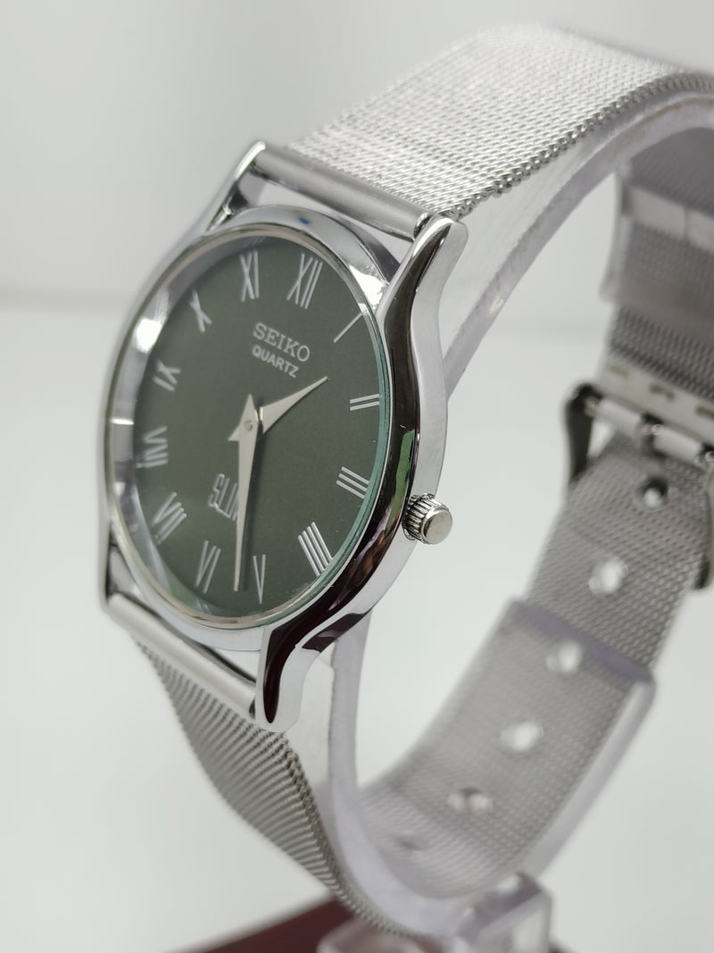 Seiko 5 Black Dial quartz Watch