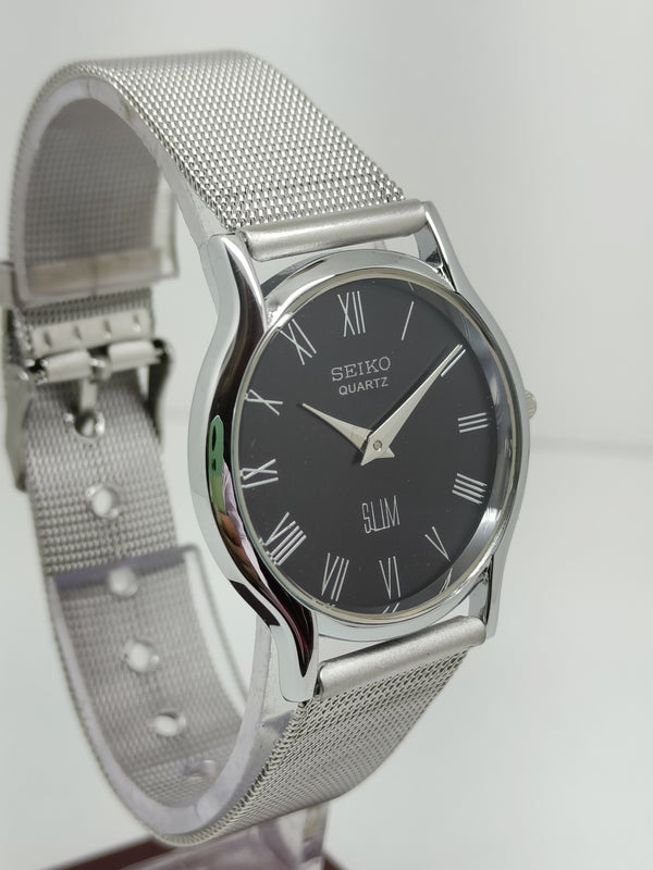 Seiko 5 Black Dial quartz Watch