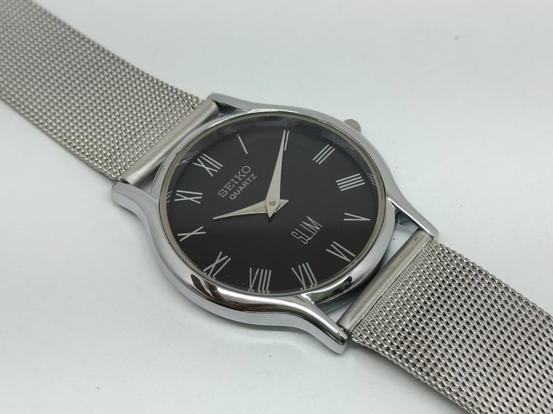 Seiko 5 Black Dial quartz Watch
