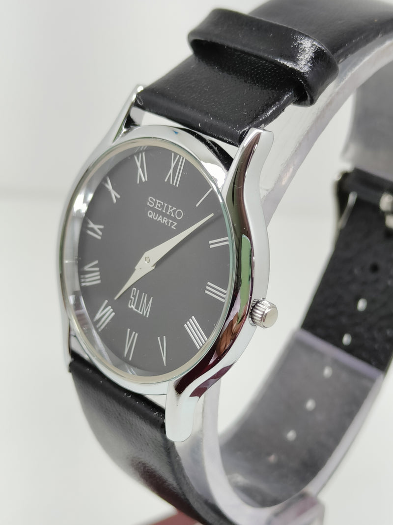 Seiko 5 Black Dial quartz Watch