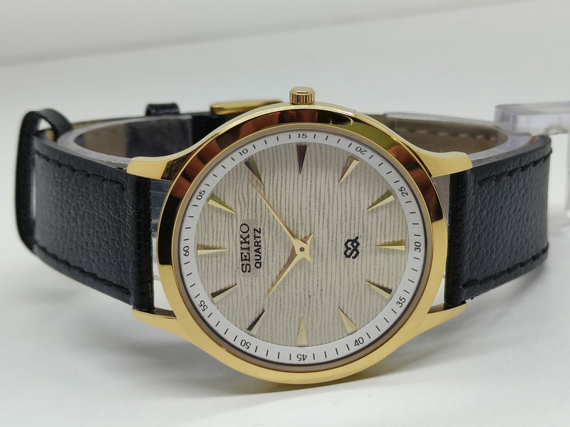 Seiko 5 Black Dial quartz Watch