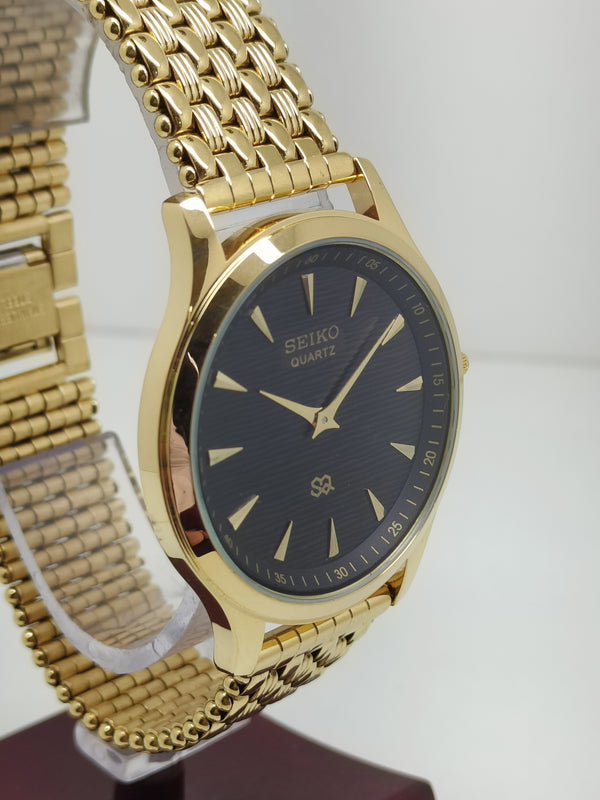 Seiko 5 Black Dial quartz Watch