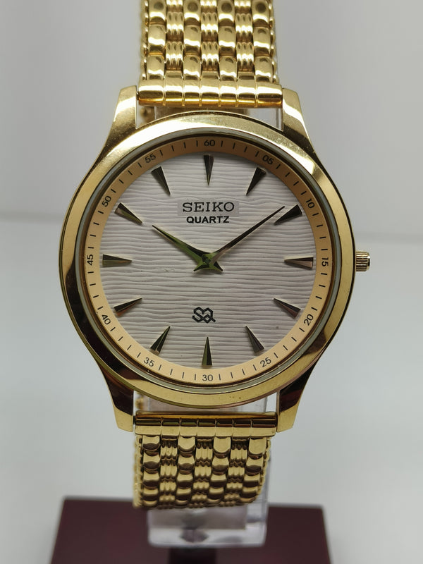 Seiko 5 Black Dial quartz Watch