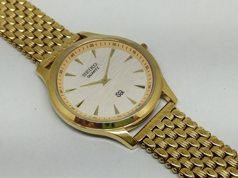 Seiko 5 Black Dial quartz Watch