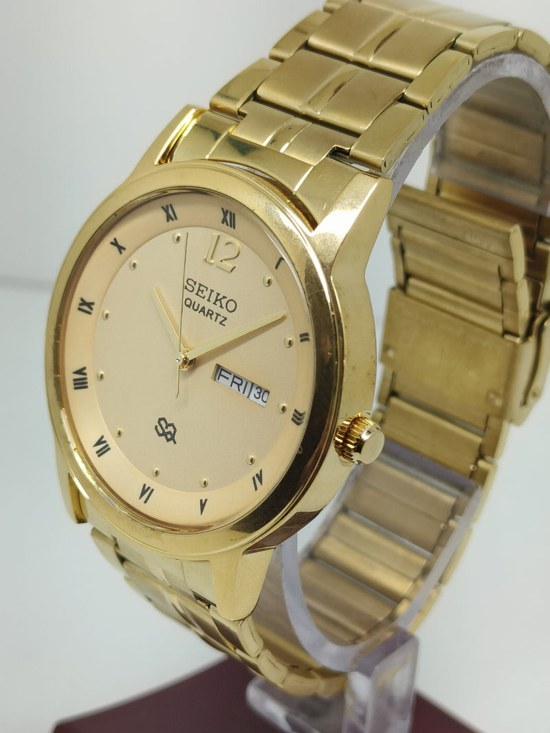 Seiko 5 Black Dial quartz Watch