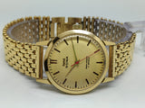 Hmt sona Mechanical Handwinding Movement gold plated Para Jewels Analog Dial Wrist Watch For Men