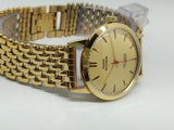 Hmt sona Mechanical Handwinding Movement gold plated Para Jewels Analog Dial Wrist Watch For Men