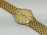 Hmt sona Mechanical Handwinding Movement gold plated Para Jewels Analog Dial Wrist Watch For Men