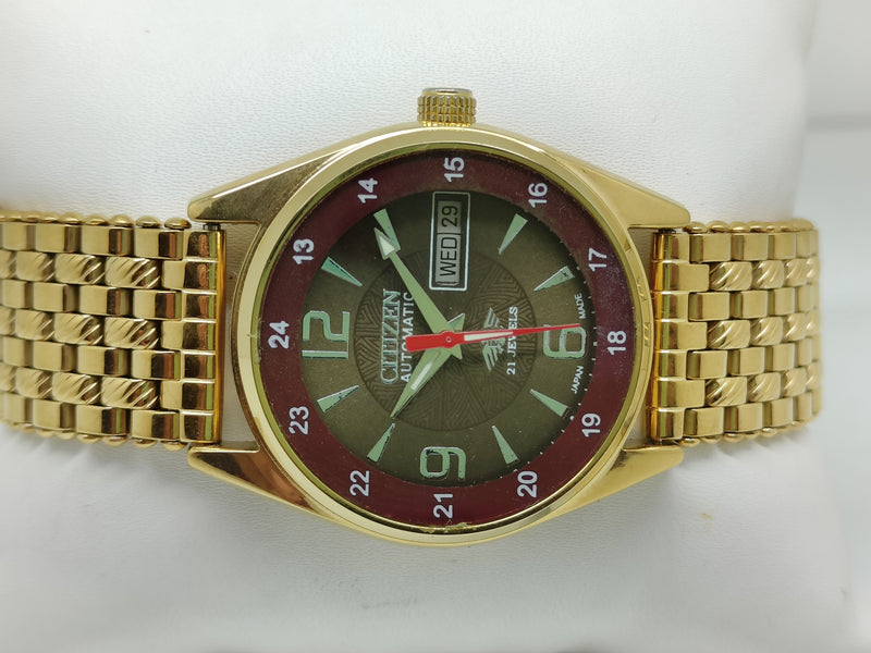 Citizen Automatic 8200 Movement stainless steel Japan Made 21 Jewels Men s Wrist Watch