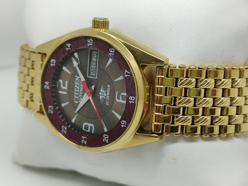 Citizen Automatic 8200 Movement stainless steel Japan Made 21 Jewels Men s Wrist Watch