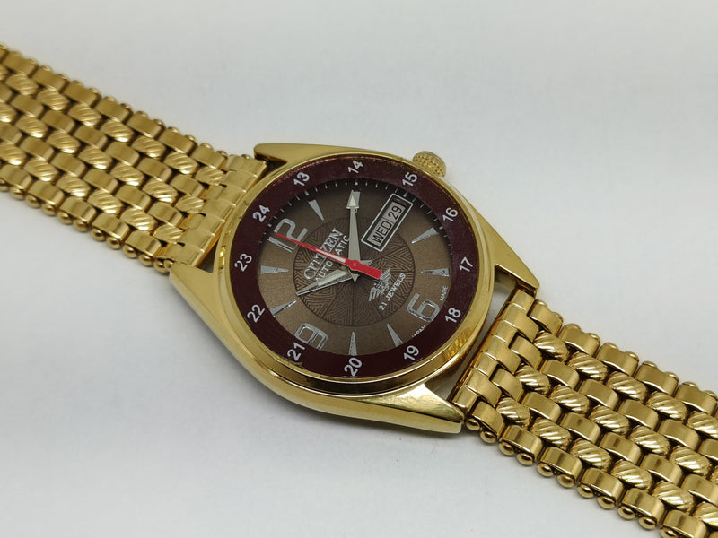 Citizen Automatic 8200 Movement stainless steel Japan Made 21 Jewels Men s Wrist Watch