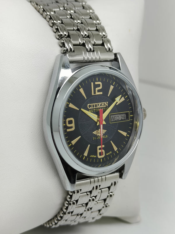 Citizen Automatic 8200 Movement stainless steel Japan Made 21 Jewels Men s Wrist Watch