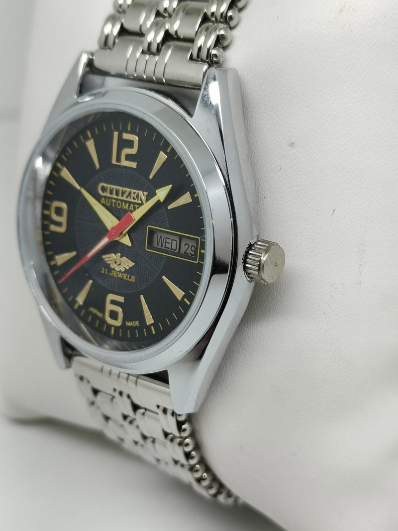 Citizen Automatic 8200 Movement stainless steel Japan Made 21 Jewels Men s Wrist Watch