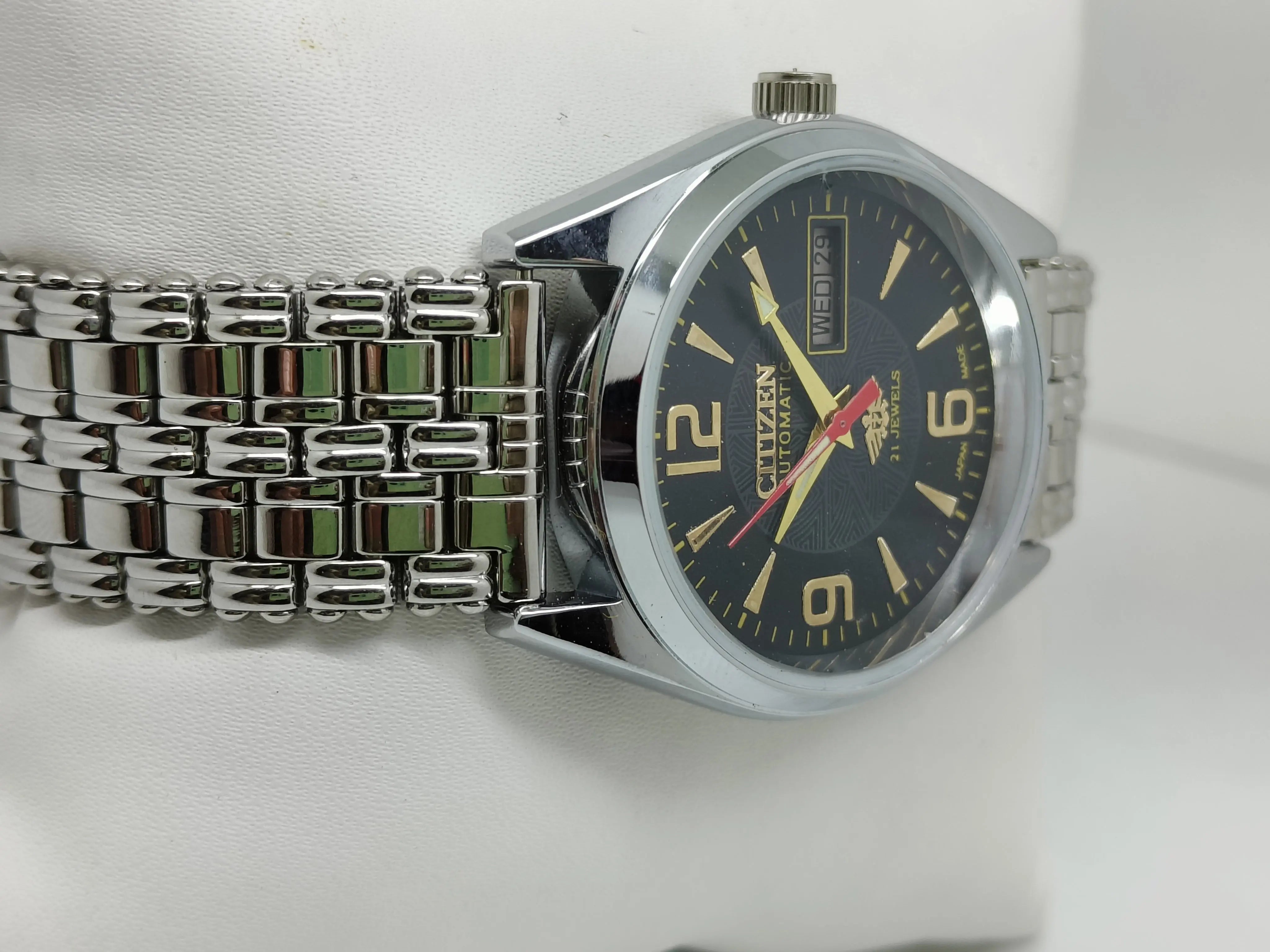 Citizen Automatic 8200 Movement stainless steel Japan Made 21 Jewels Men s Wrist Watch National Watches