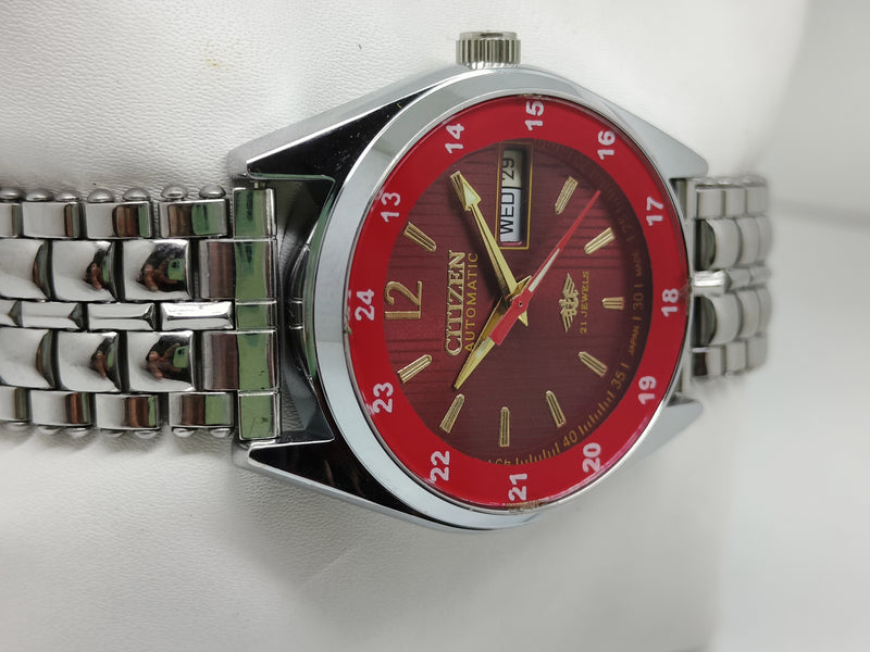 Citizen Automatic 8200 Movement stainless steel Japan Made 21 Jewels Men s Wrist Watch