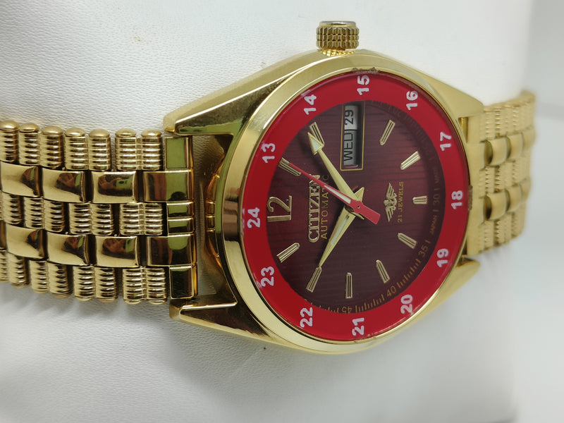 Citizen Automatic 8200 Movement stainless steel Japan Made 21 Jewels Men s Wrist Watch