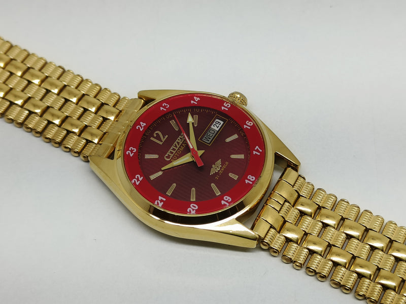 Citizen Automatic 8200 Movement stainless steel Japan Made 21 Jewels Men s Wrist Watch