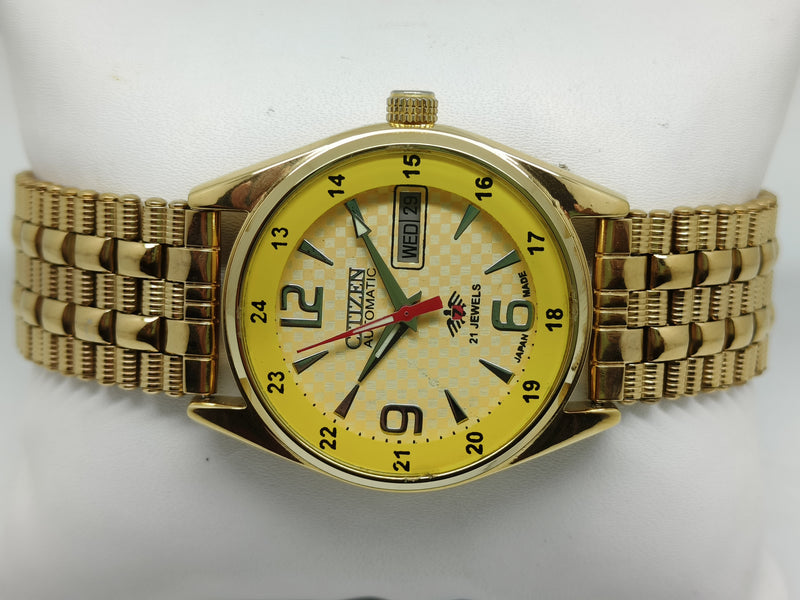 Citizen Automatic 8200 Movement stainless steel Japan Made 21 Jewels Men s Wrist Watch