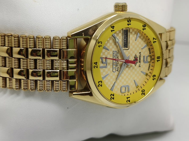 Citizen Automatic 8200 Movement stainless steel Japan Made 21 Jewels Men s Wrist Watch