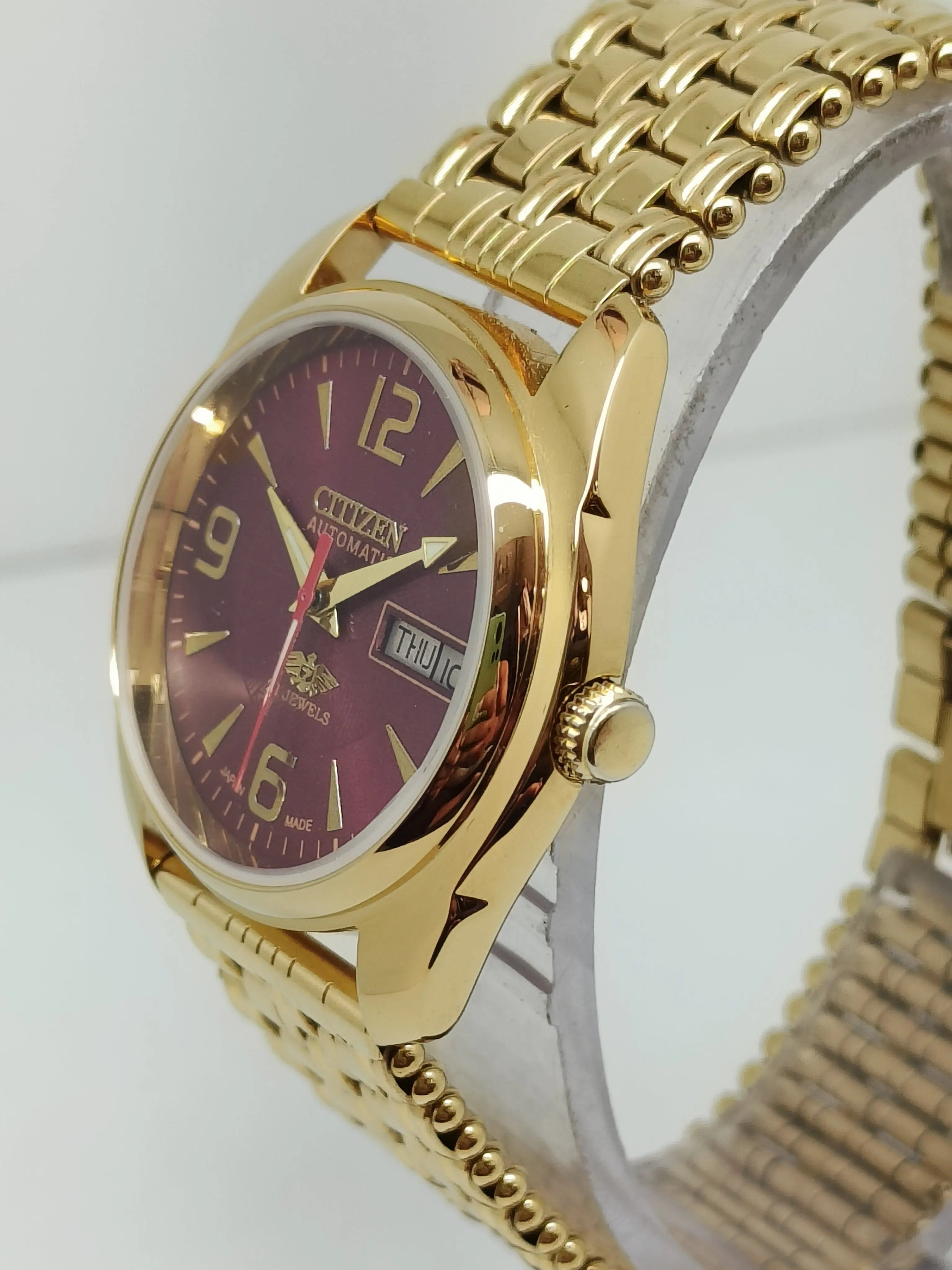 Citizen Automatic 8200 Movement stainless steel Japan Made 21 Jewels Men s Wrist Watch National Watches