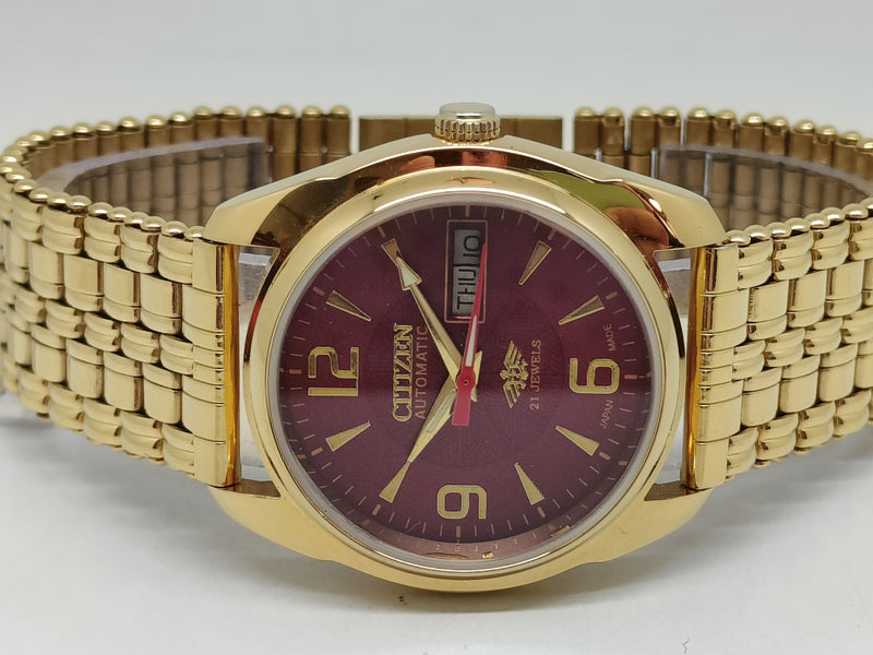 Citizen Automatic 8200 Movement stainless steel Japan Made 21 Jewels Men s Wrist Watch