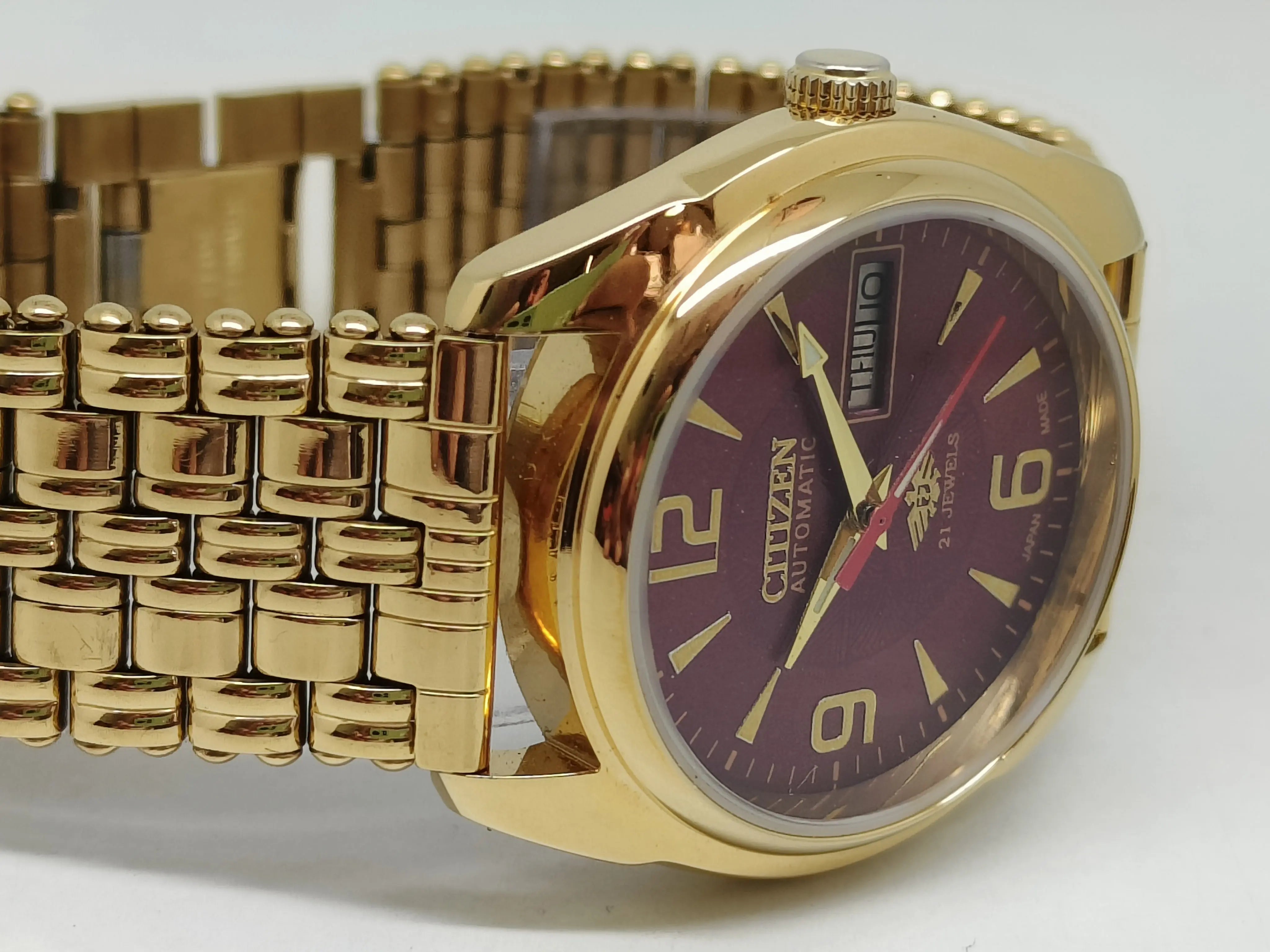 Citizen Automatic 8200 Movement stainless steel Japan Made 21 Jewels Men s Wrist Watch National Watches