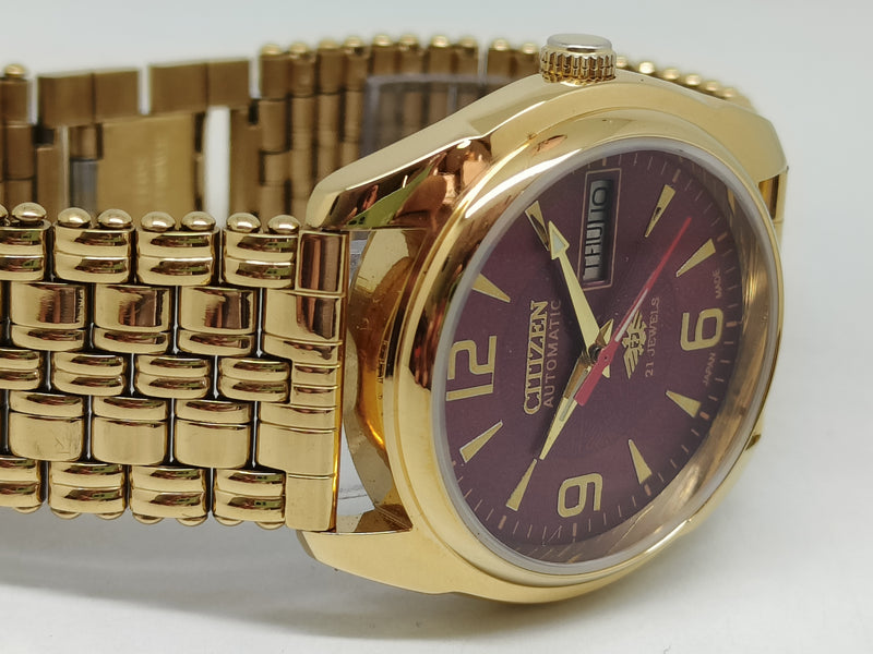 Citizen Automatic 8200 Movement stainless steel Japan Made 21 Jewels Men s Wrist Watch