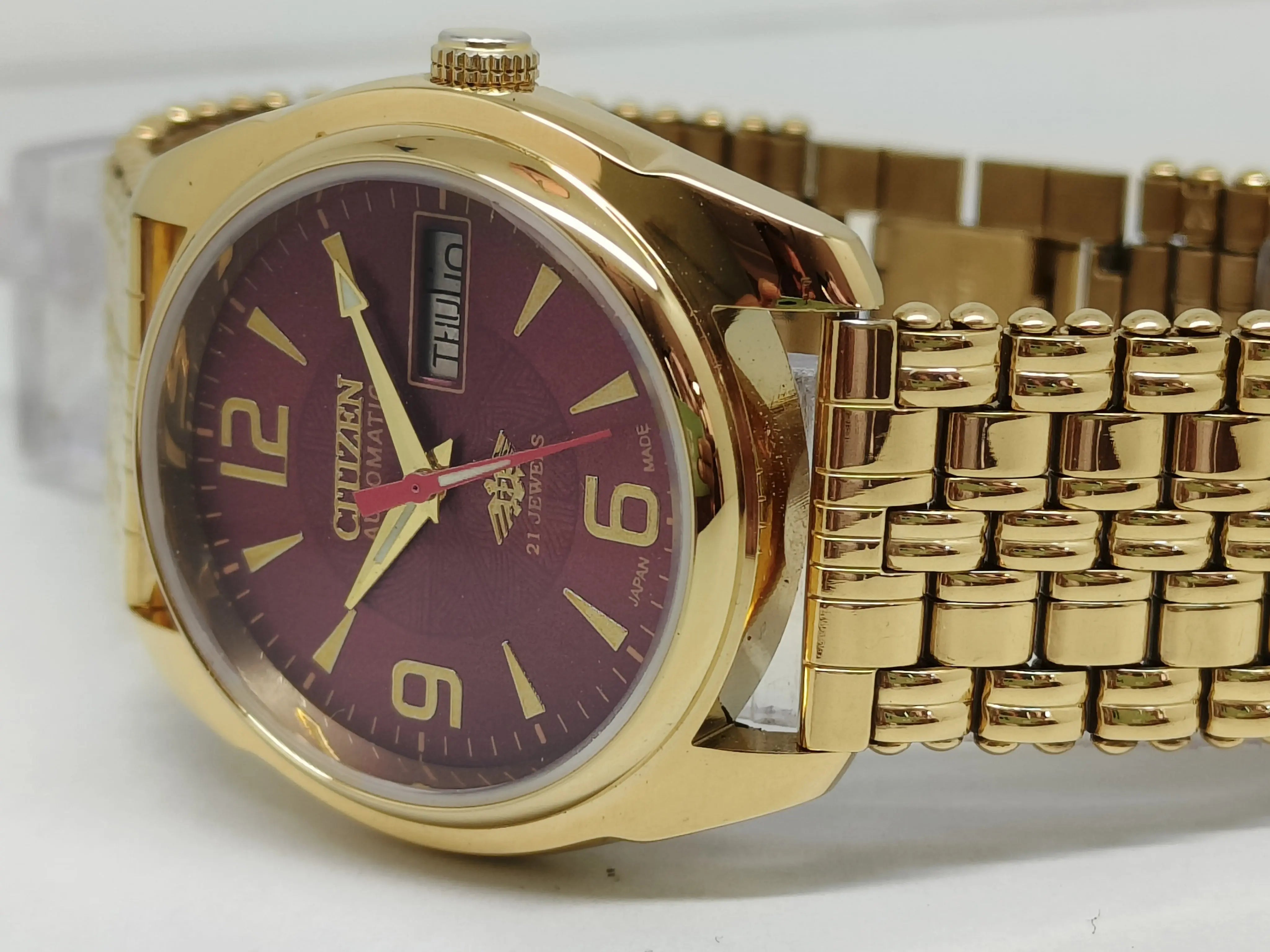 Citizen Automatic 8200 Movement stainless steel Japan Made 21 Jewels Men s Wrist Watch National Watches