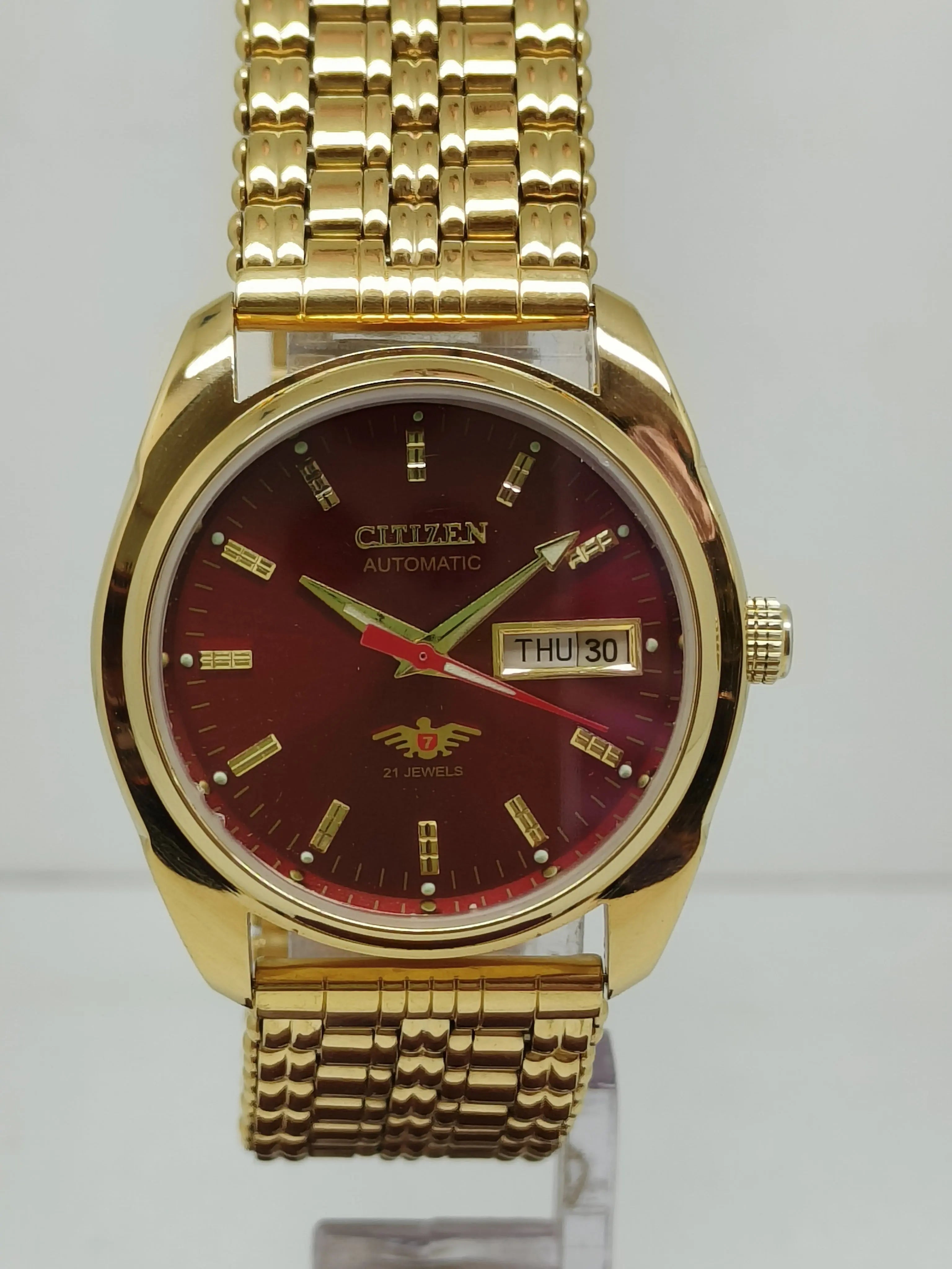 Citizen Automatic 8200 Movement stainless steel Japan Made 21 Jewels Men s Wrist Watch National Watches