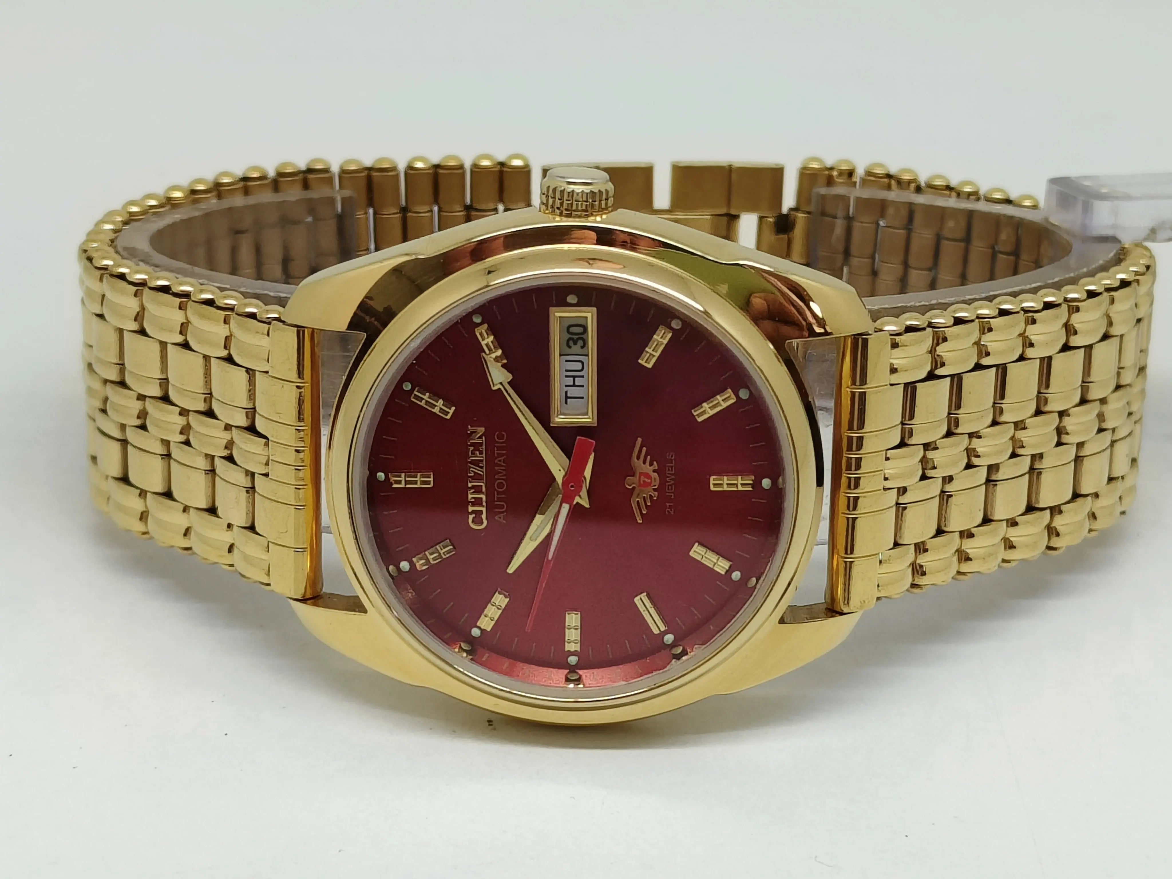 Citizen Automatic 8200 Movement stainless steel Japan Made 21 Jewels Men s Wrist Watch National Watches