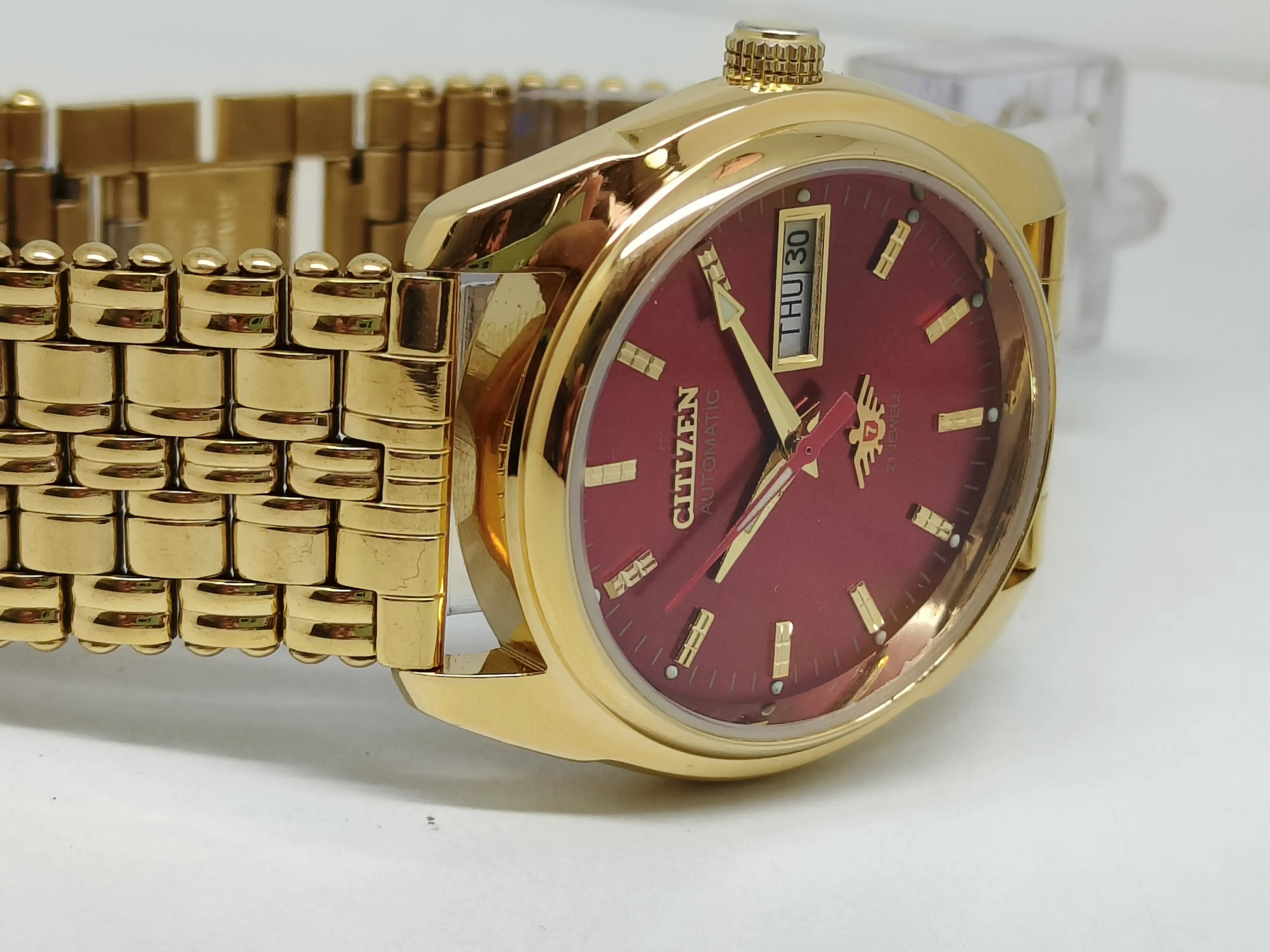 Citizen Automatic 8200 Movement stainless steel Japan Made 21 Jewels Men s Wrist Watch National Watches