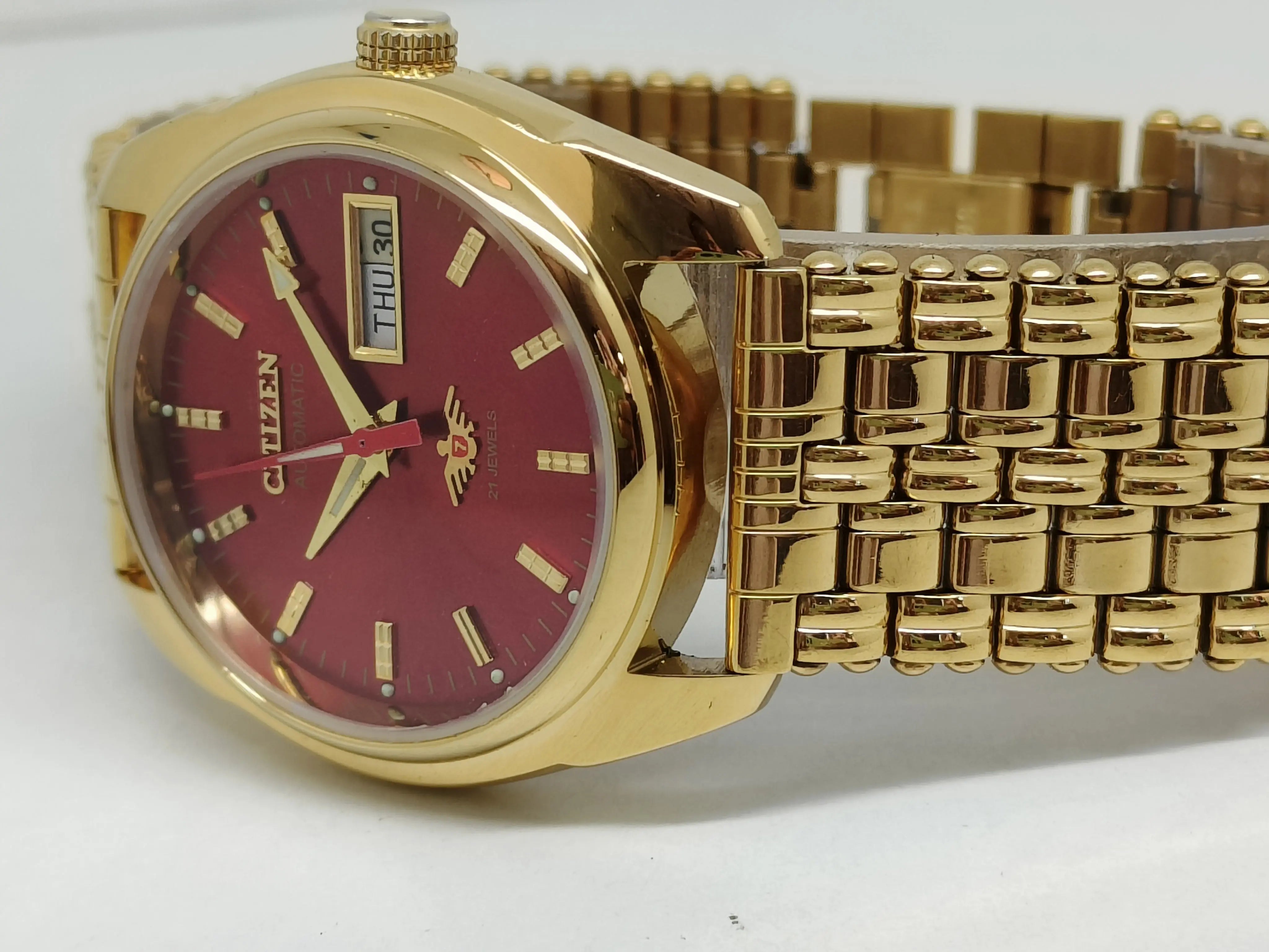 Citizen Automatic 8200 Movement stainless steel Japan Made 21 Jewels Men s Wrist Watch National Watches