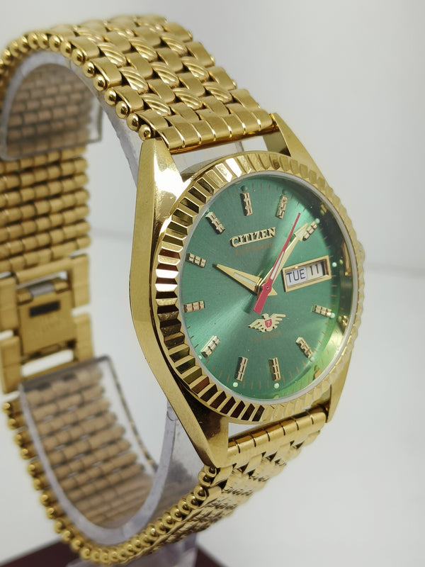 Citizen Automatic 8200 Movement stainless steel Japan Made 21 Jewels Men s Wrist Watch