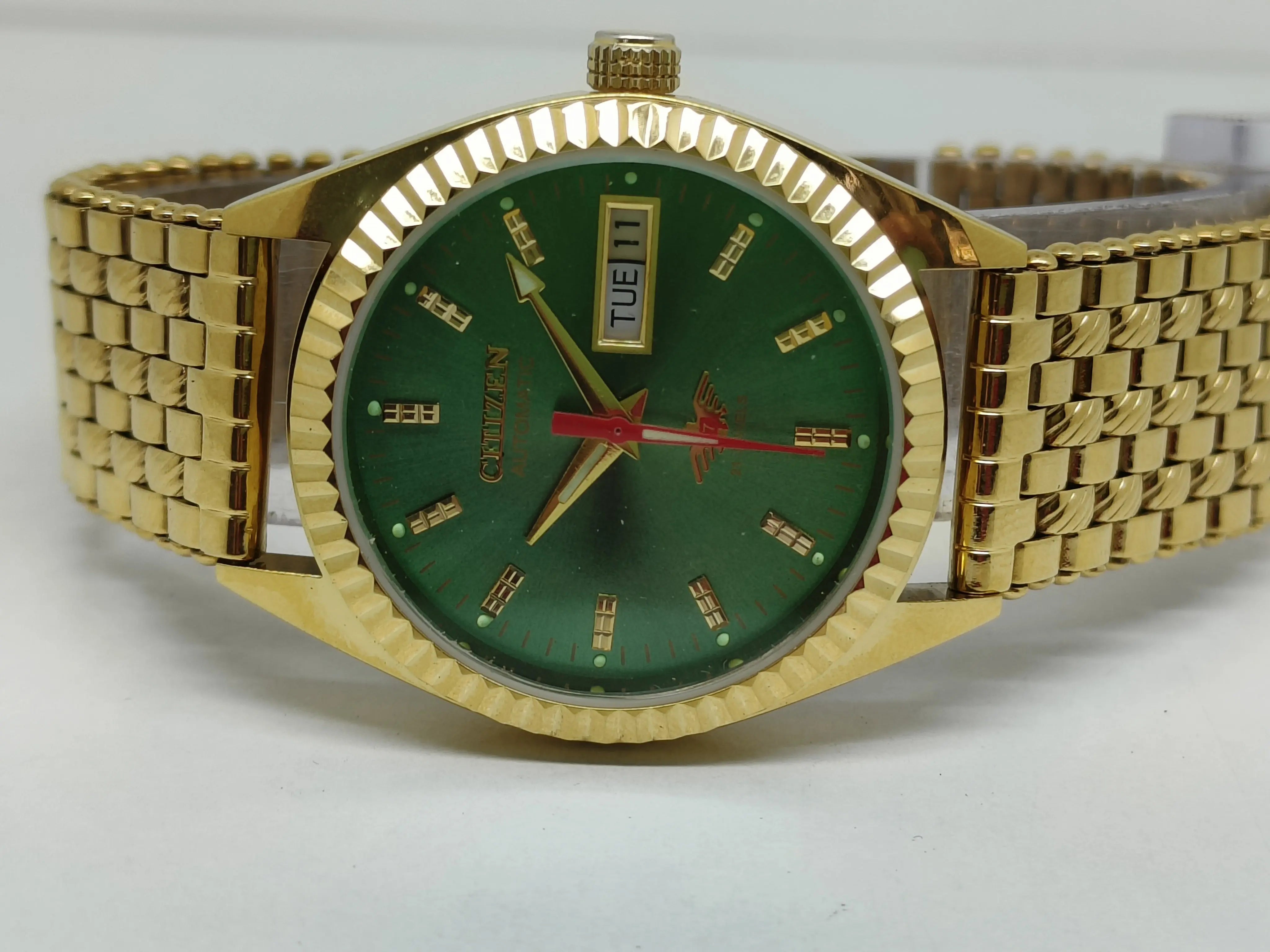 Citizen Automatic 8200 Movement stainless steel Japan Made 21 Jewels Men s Wrist Watch National Watches