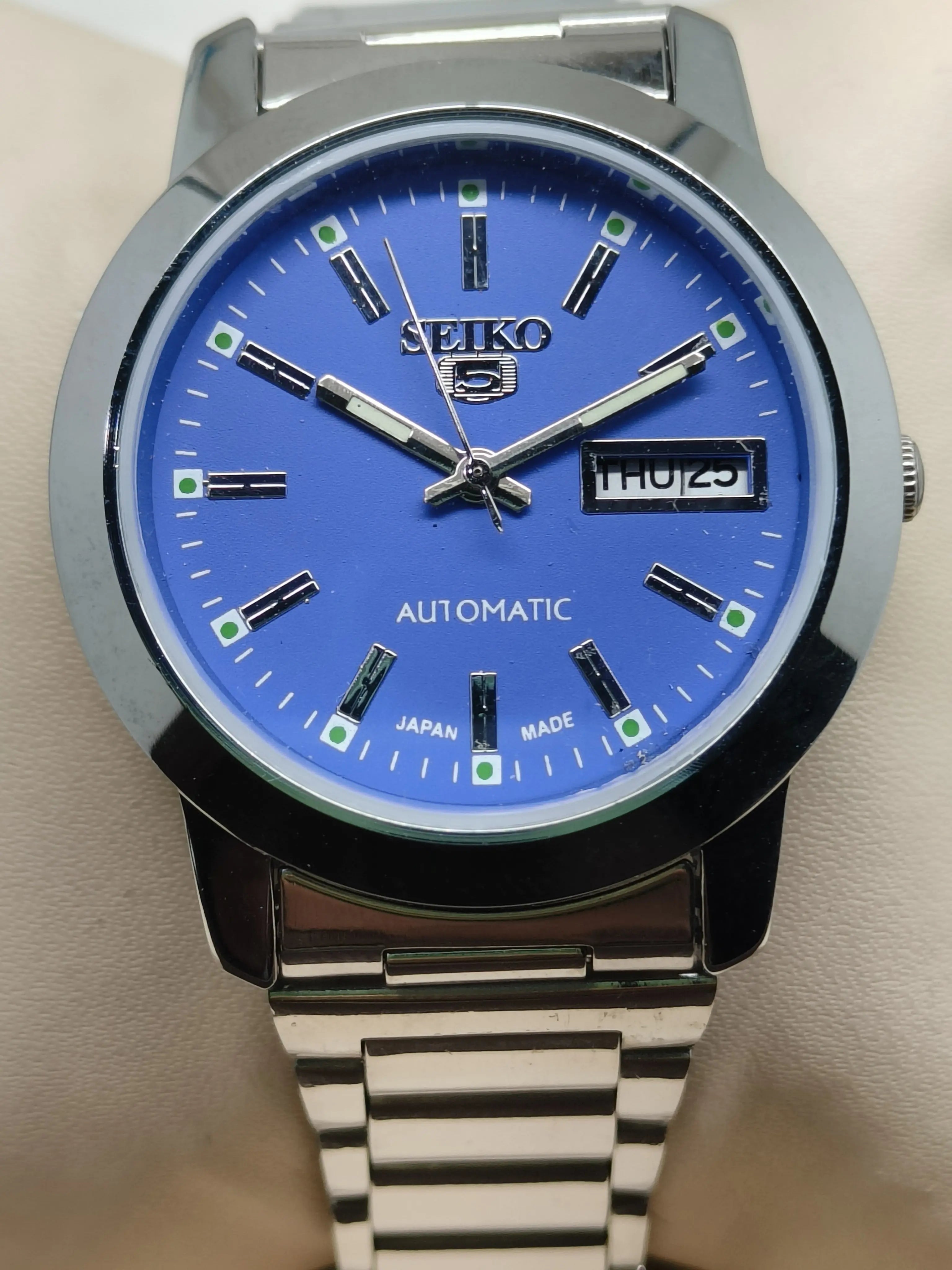 Seiko 5 Vintage Green Dial – Fully Refurbished Watch National Watches