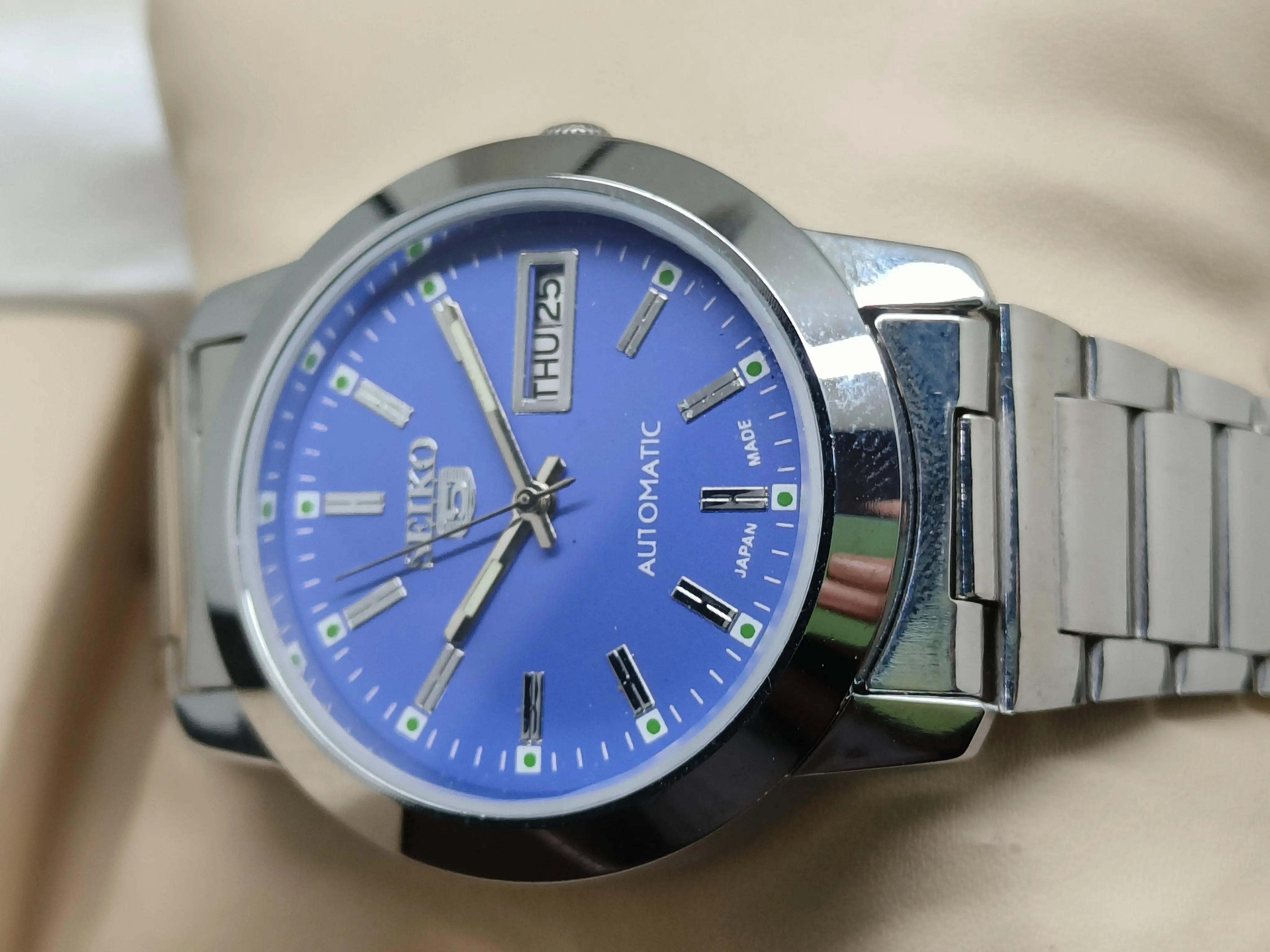 Seiko 5 Vintage Green Dial – Fully Refurbished Watch National Watches