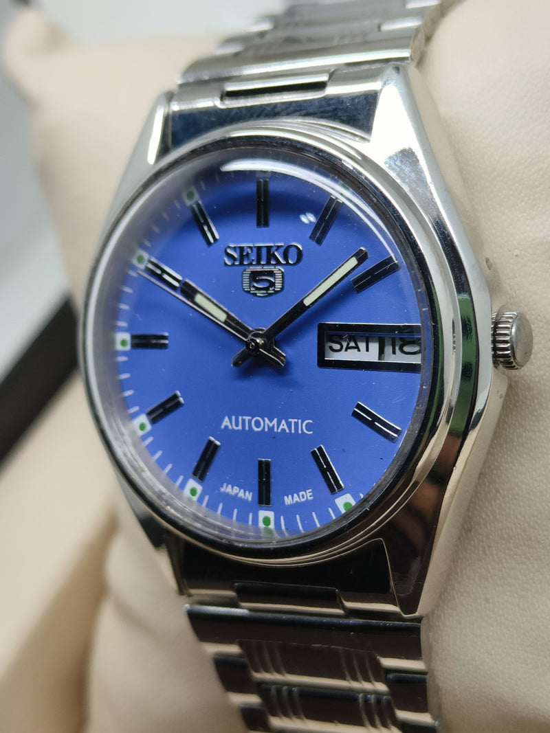 Seiko 5 Vintage Leather Strap – Refurbished Dressy Look