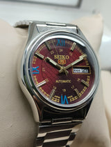 Seiko 5 Vintage Leather Strap Included – Restored Gear